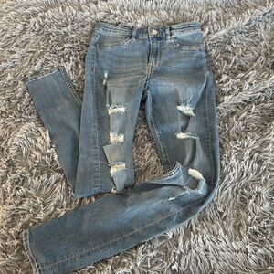 super skinny denim jeans